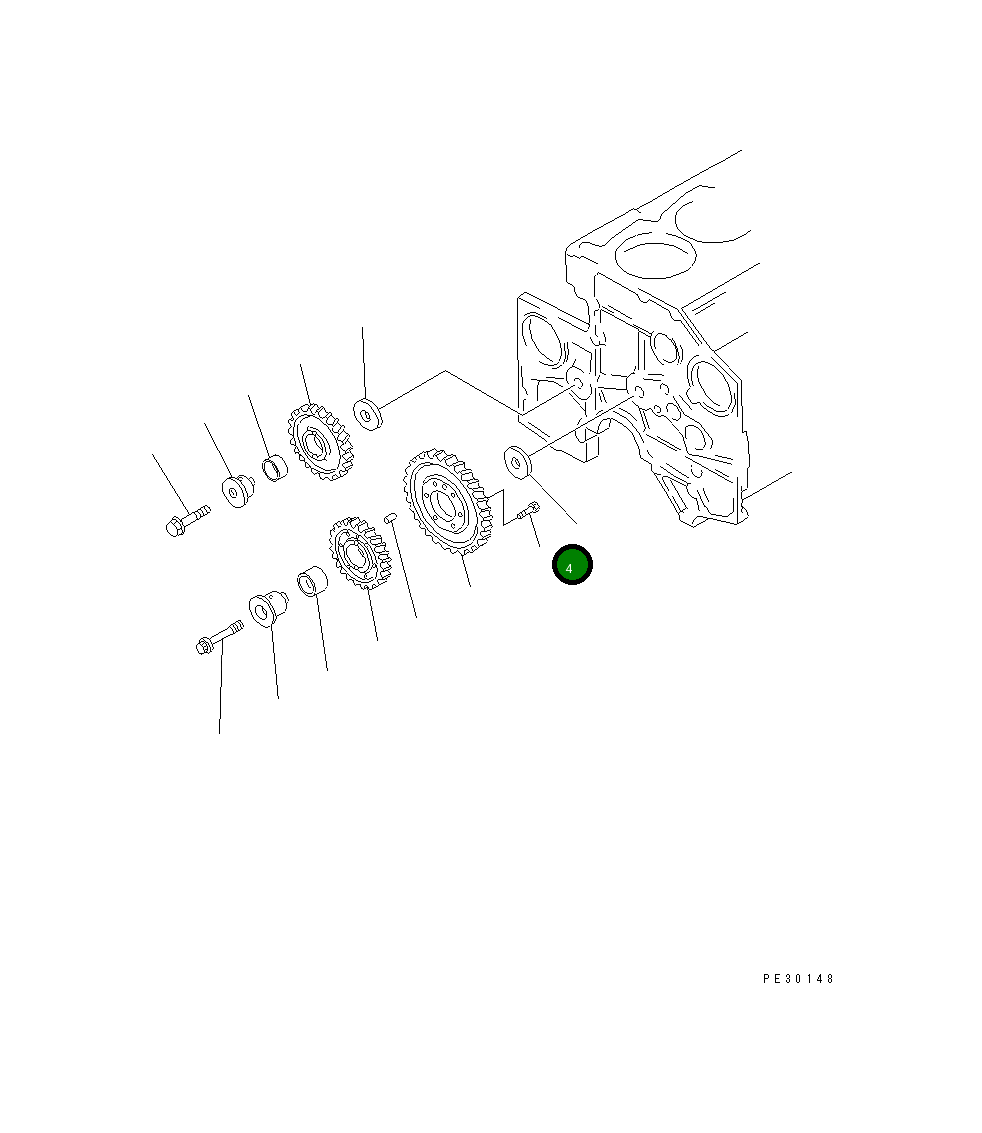 Болт 01010-80830 Komatsu
