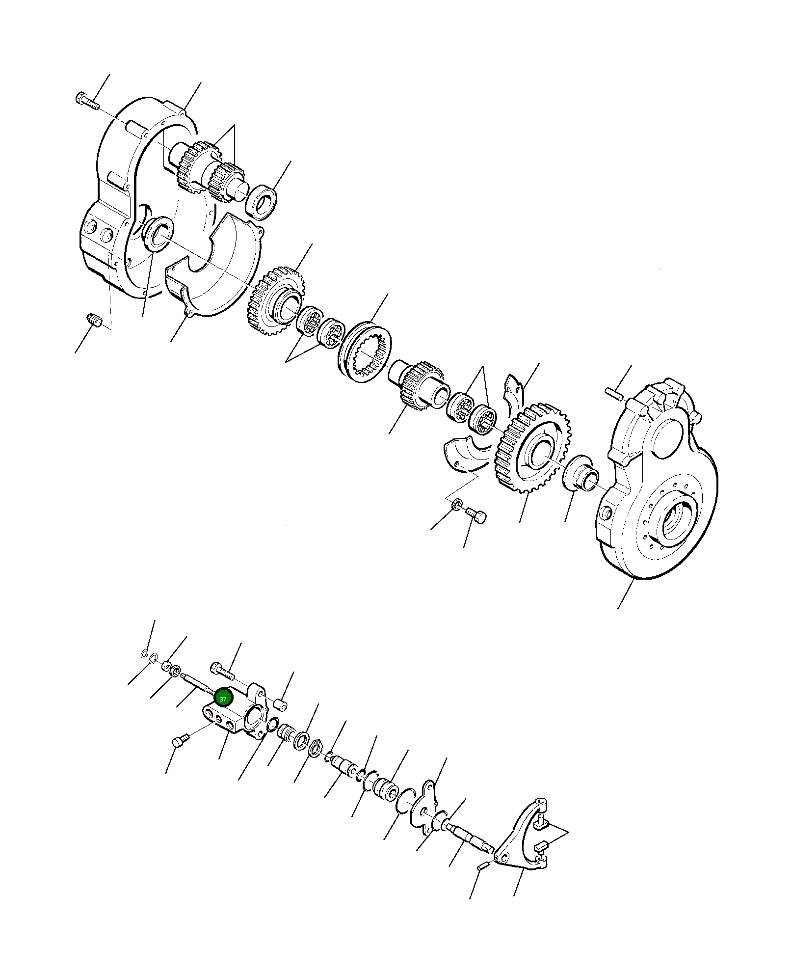 Кольцо HU1142986 Komatsu