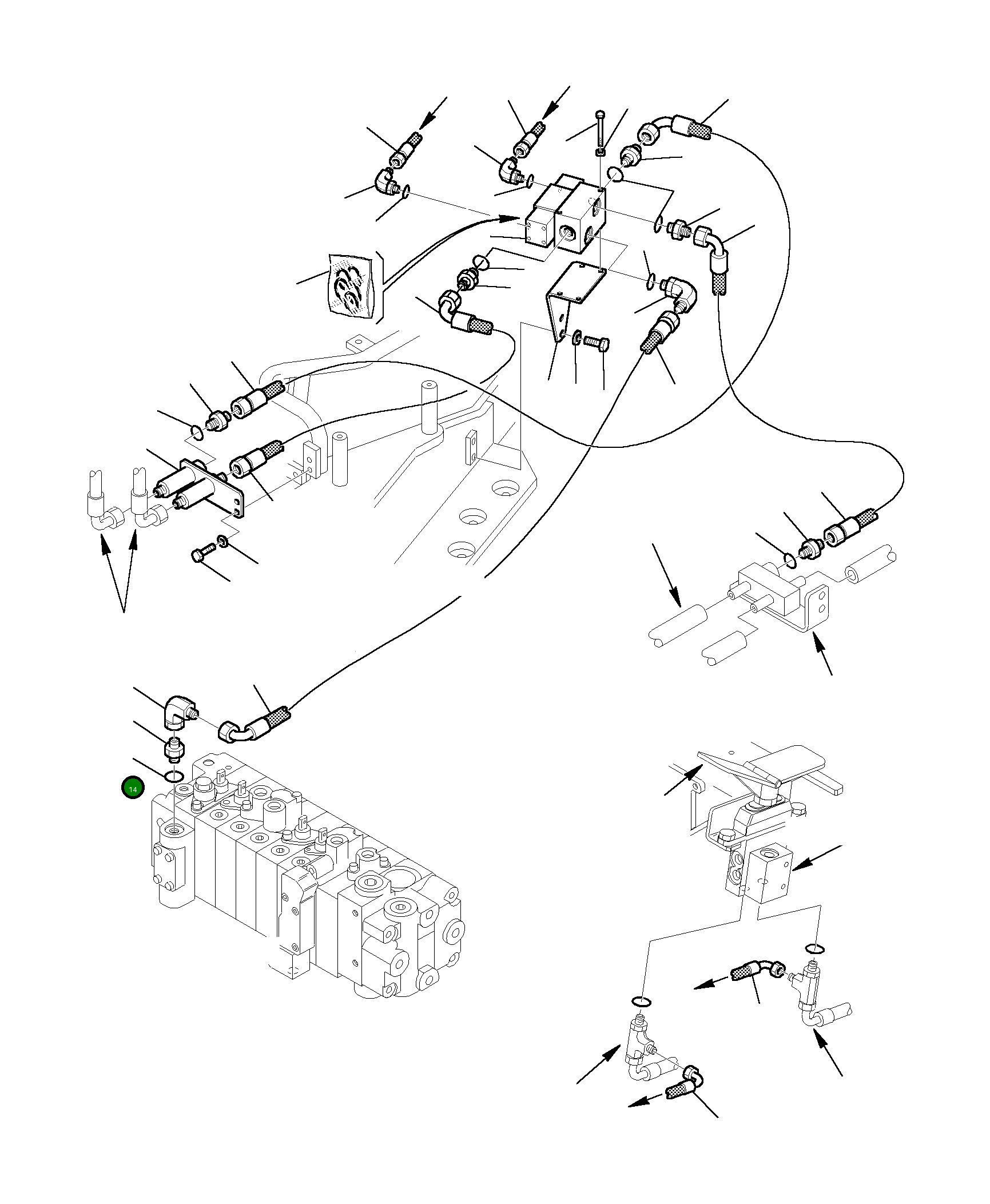 Кольцо уплотнительное (O-Ring) 855051615  Komatsu