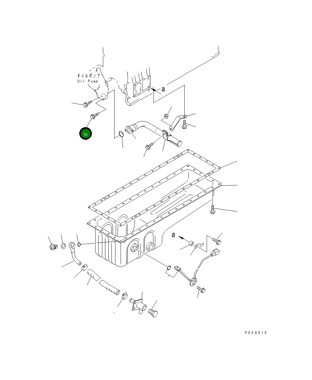 Болт 01435-20850 Komatsu