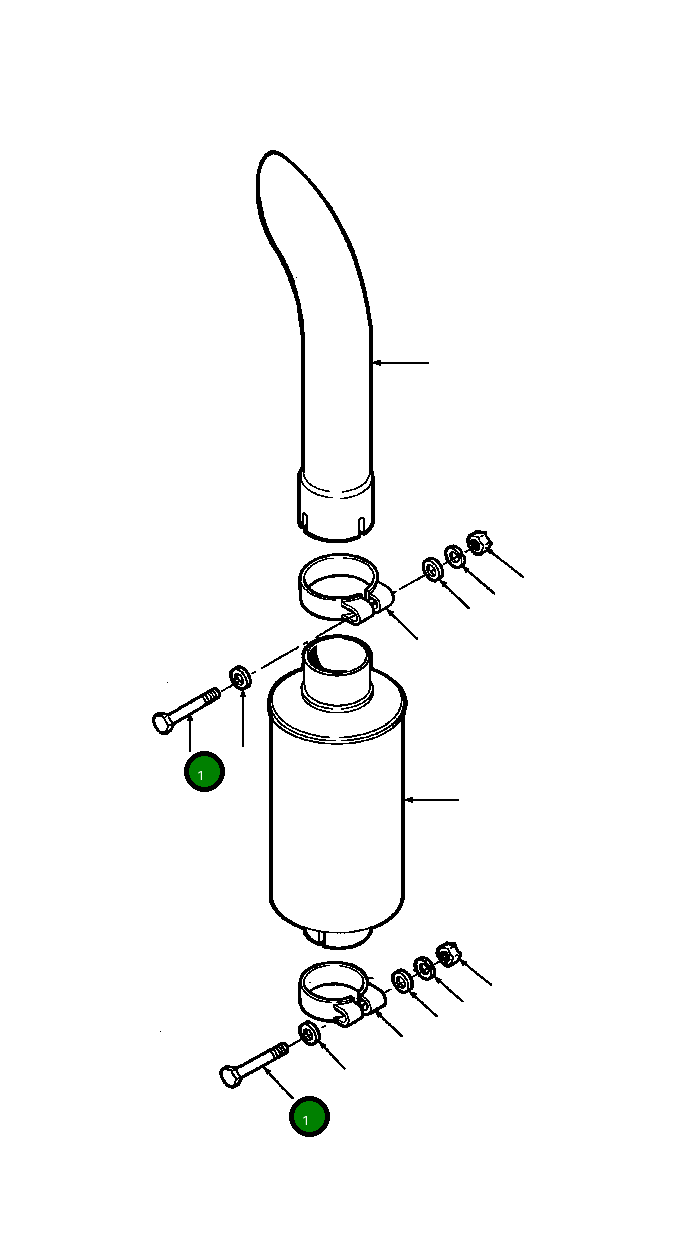 Болт 28 416 R1 Komatsu
