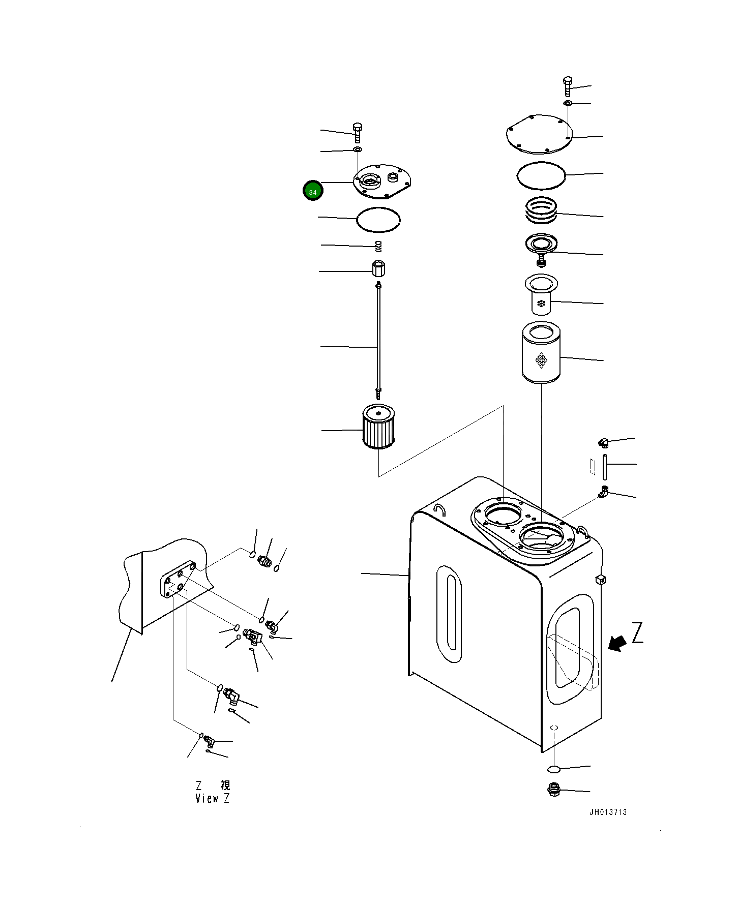 Крышка 20Y6042143 Komatsu