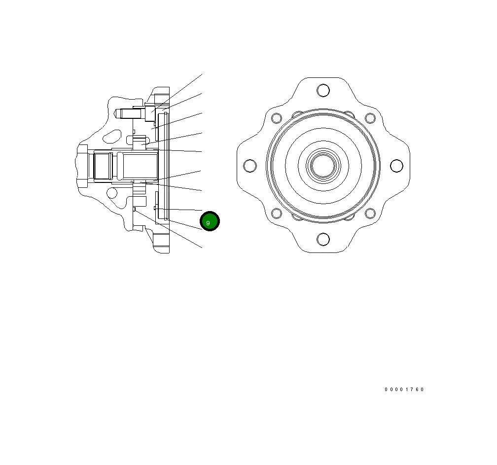 Кольцо уплотнительное (O-Ring) UC1300314006 Komatsu