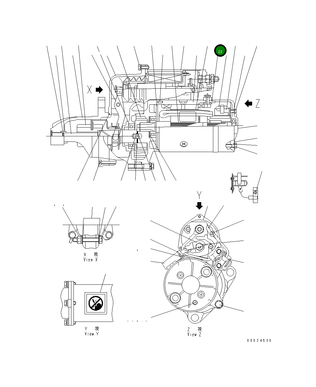 Кольцо уплотнительное (O-Ring) KD1-09211-1150 Komatsu