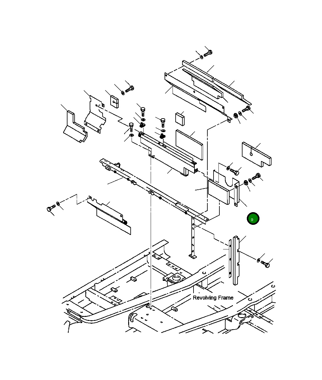 Крышка 208-54-61850 Komatsu