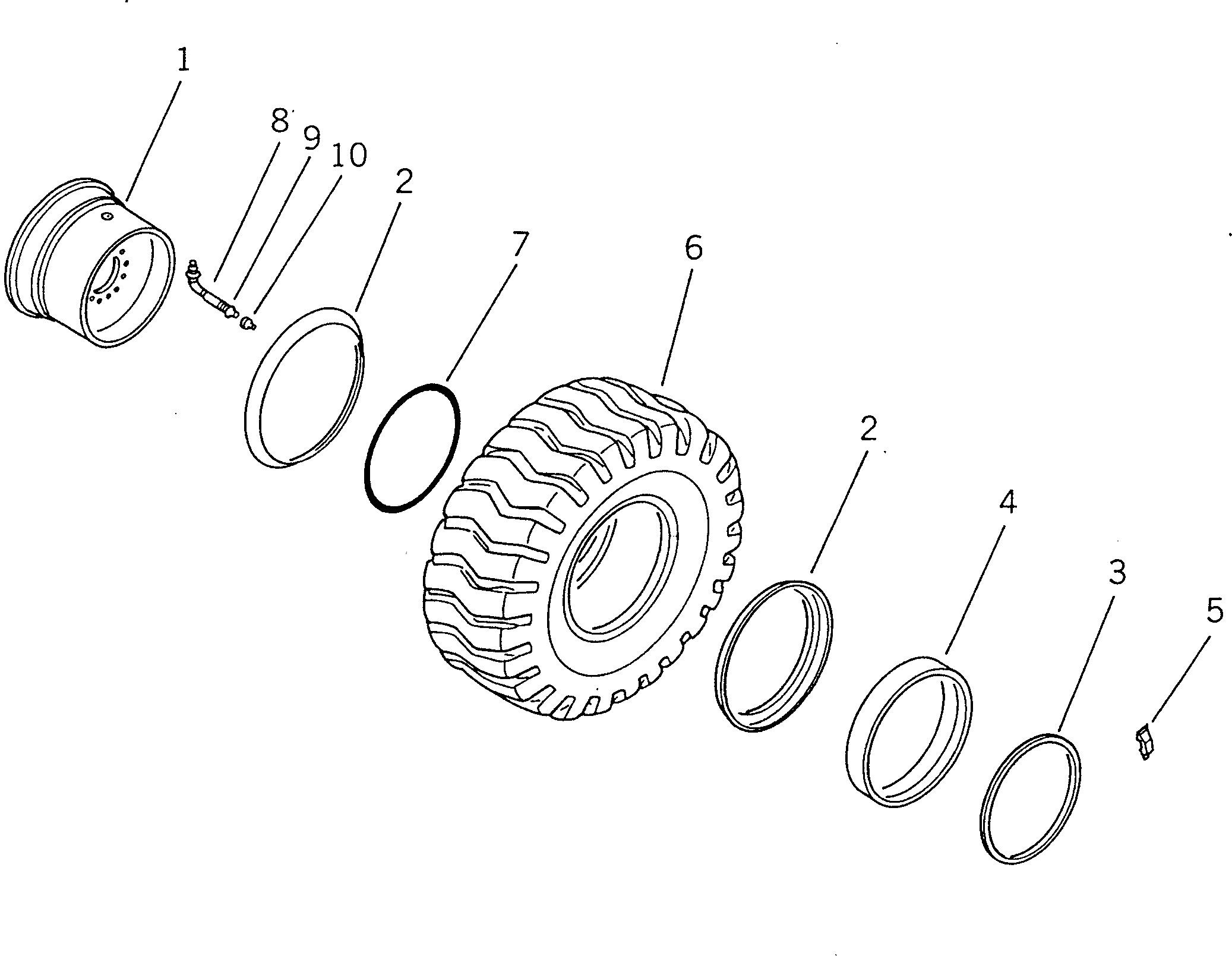 Кольцо уплотнительное (O-Ring) 235-30-12170  Komatsu
