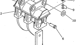 Болт 01019-11205 Komatsu