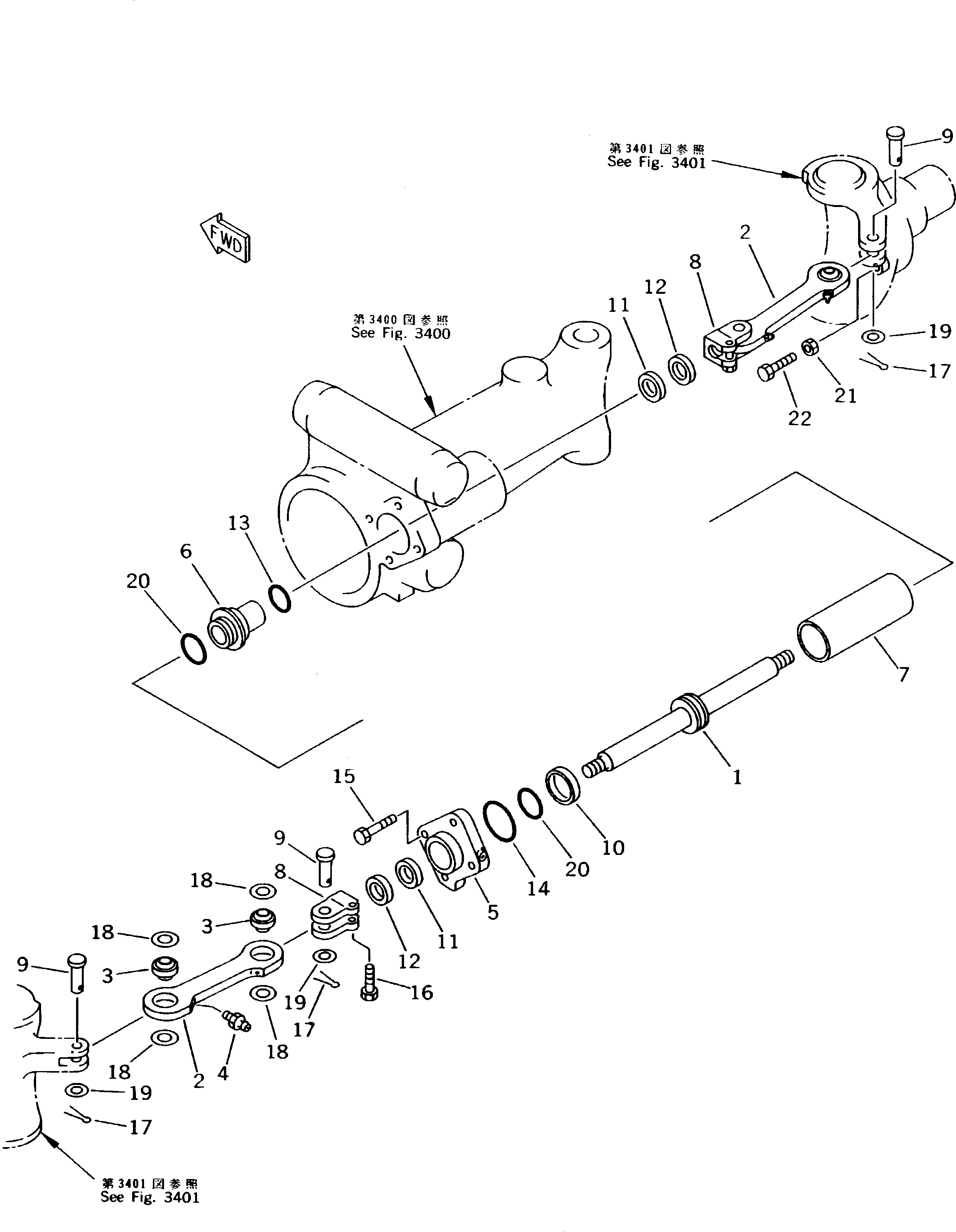 Болт 20G-23-K1530 Komatsu