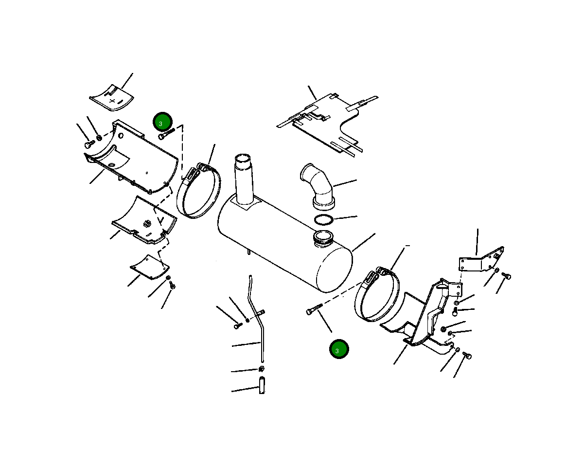 Болт 208-01-K1260 Komatsu