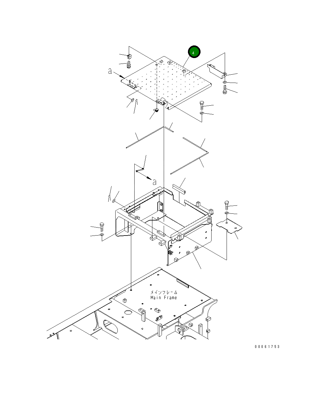 Крышка 8234-54-1331  Komatsu