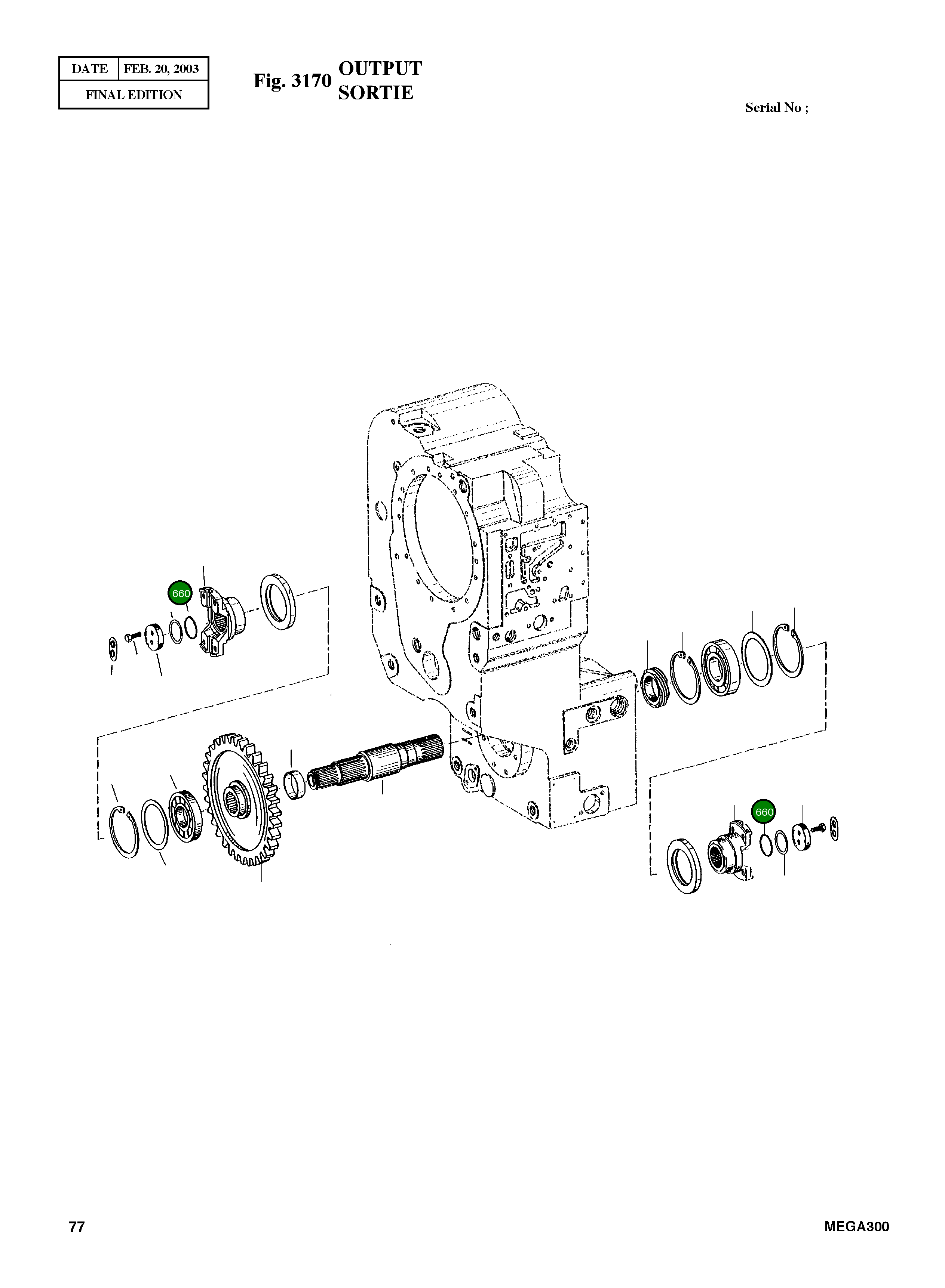 Кольцо уплотнительное (O-Ring) 0634 303 466 Komatsu