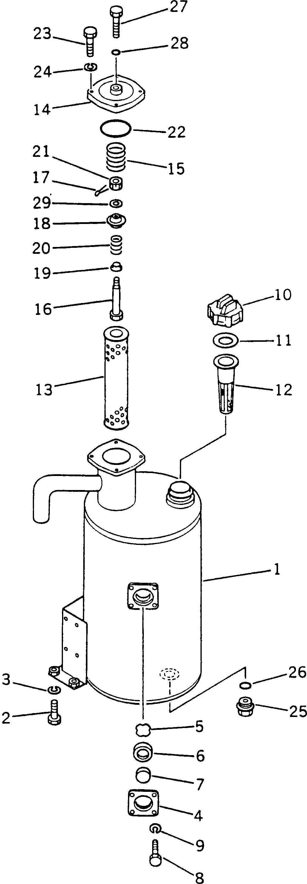 Кольцо уплотнительное (O-Ring) 07000-12010  Komatsu