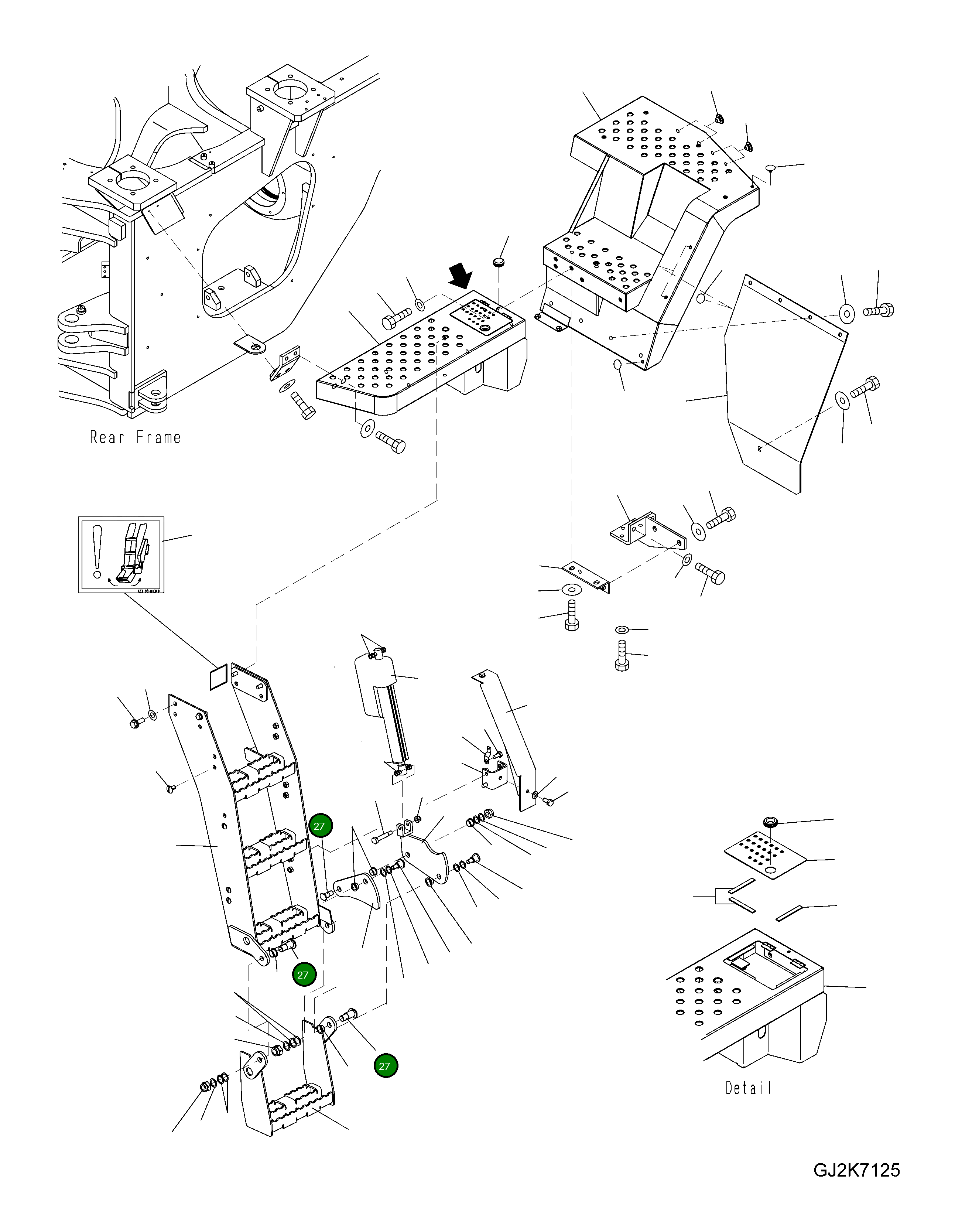Болт 423-54-H4C21  Komatsu