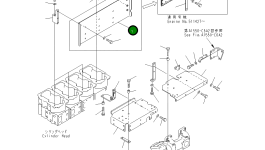 Крышка 6245-11-7611 Komatsu