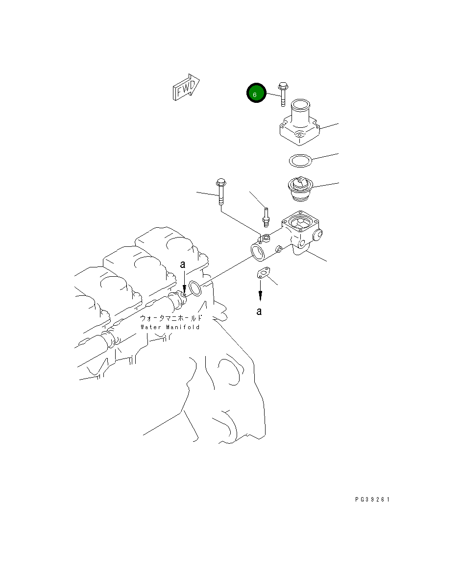 Болт 01437-01050 Komatsu