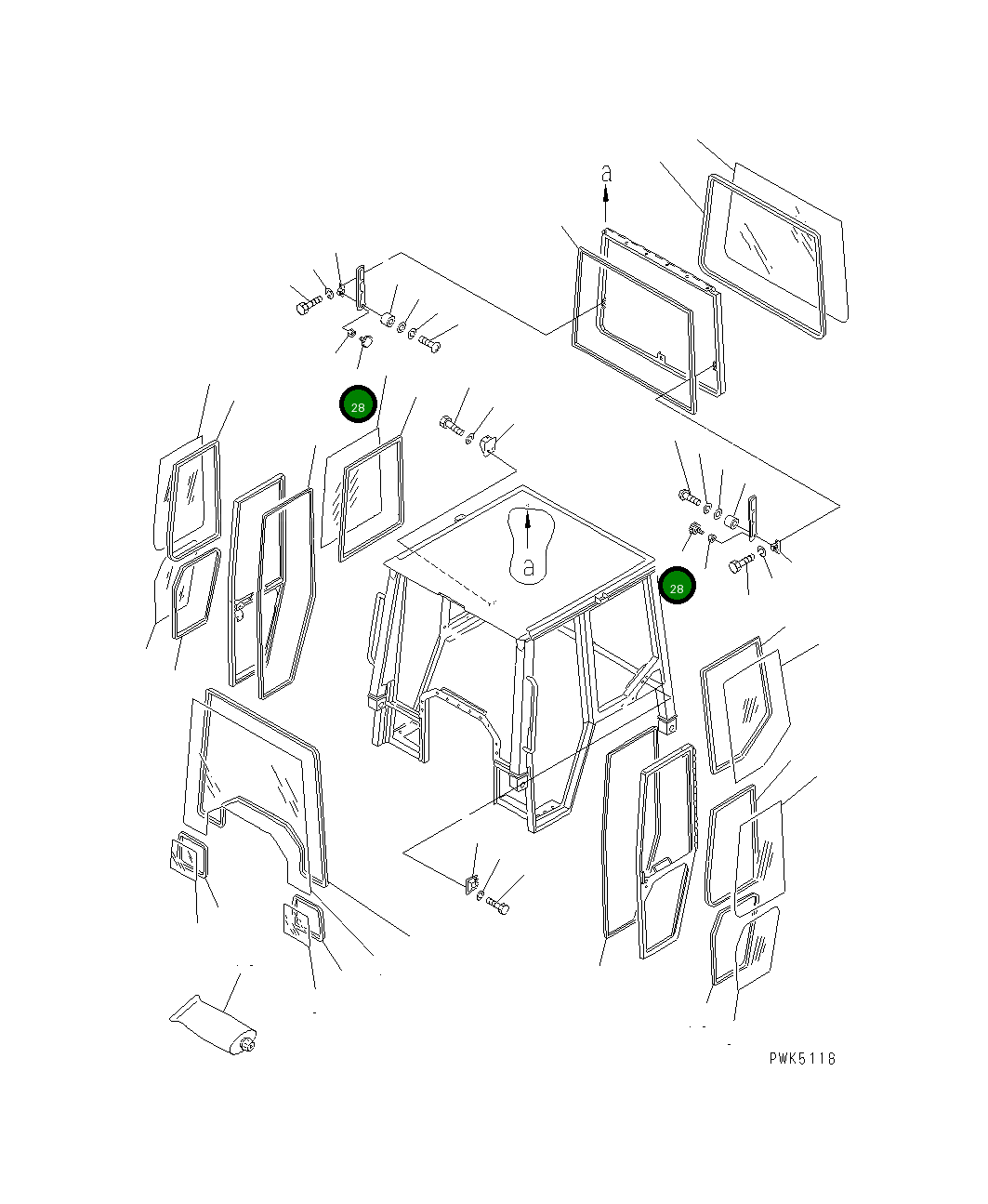 Болт 362-57-11710 Komatsu