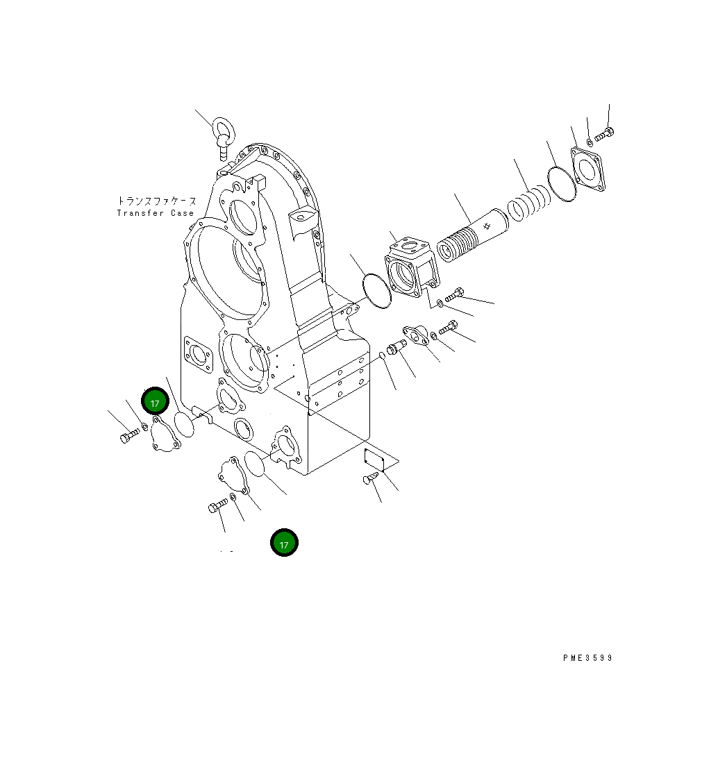 Крышка 425-15-13460  Komatsu