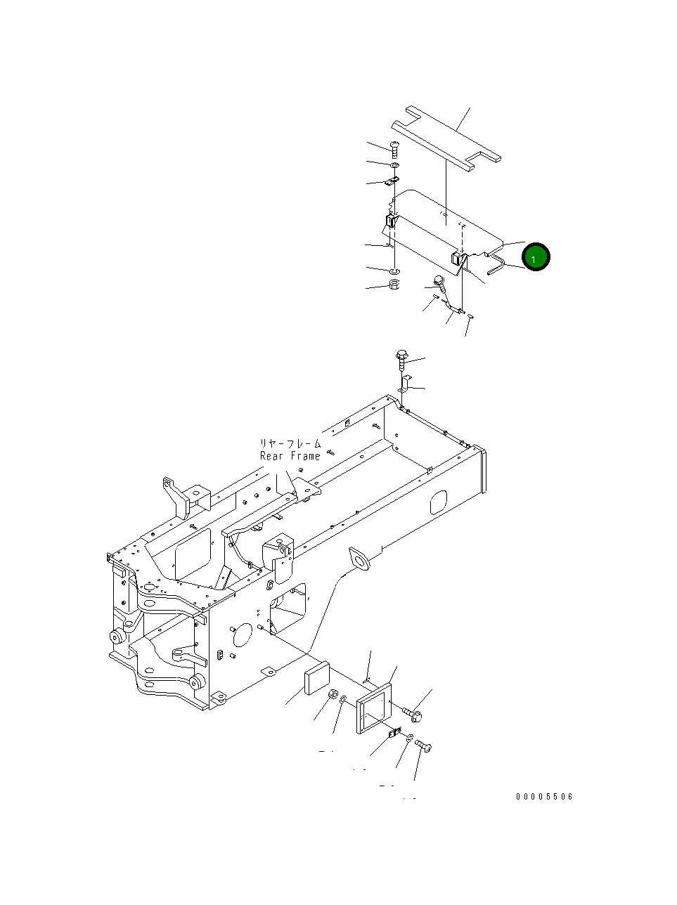 Крышка 418-Z97-2520 Komatsu