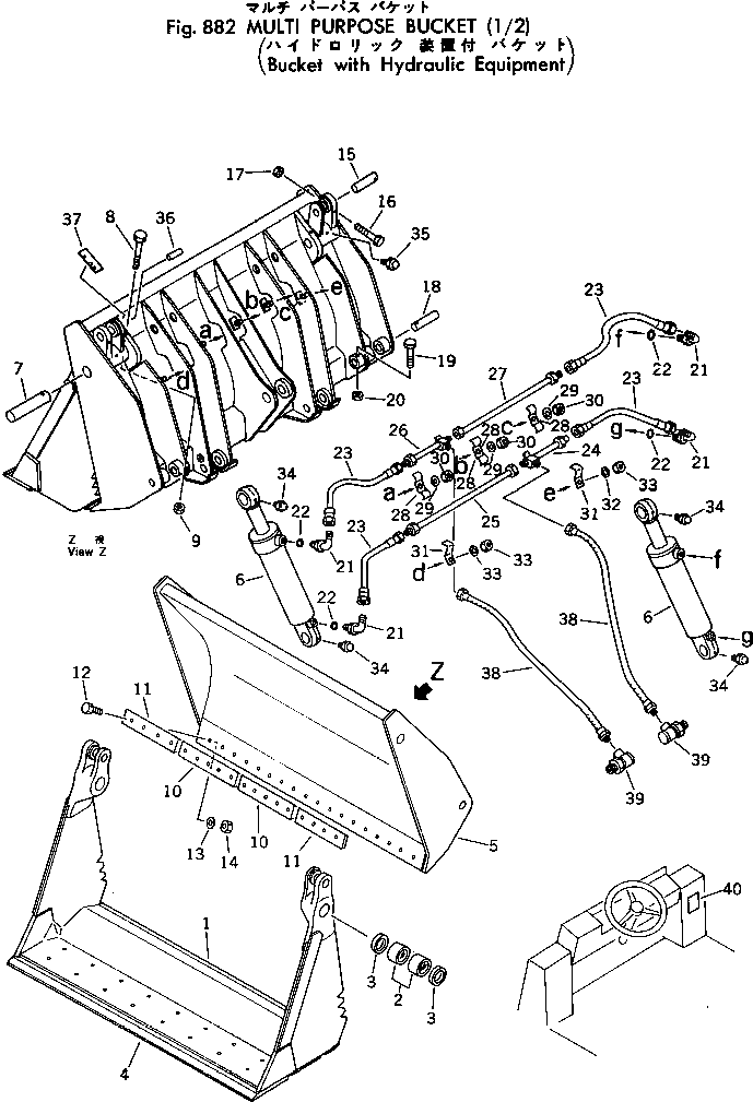 Болт 382-025680-1 Komatsu