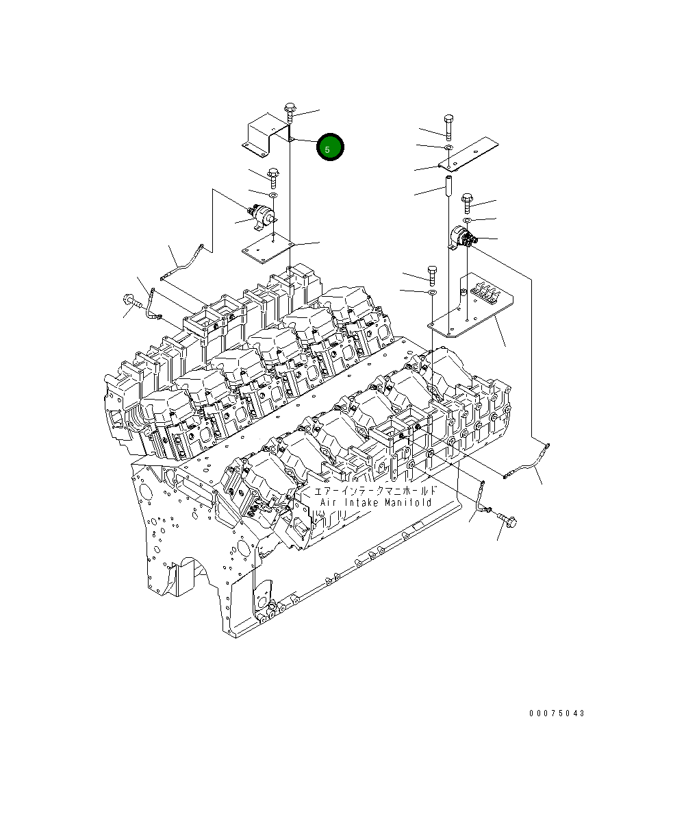 Крышка 6219-81-6670 Komatsu
