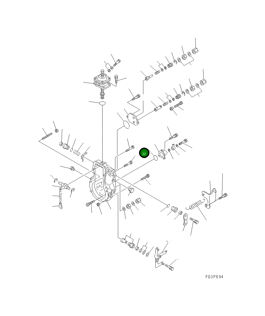 Кольцо уплотнительное (O-Ring) ND949140-6220 Komatsu