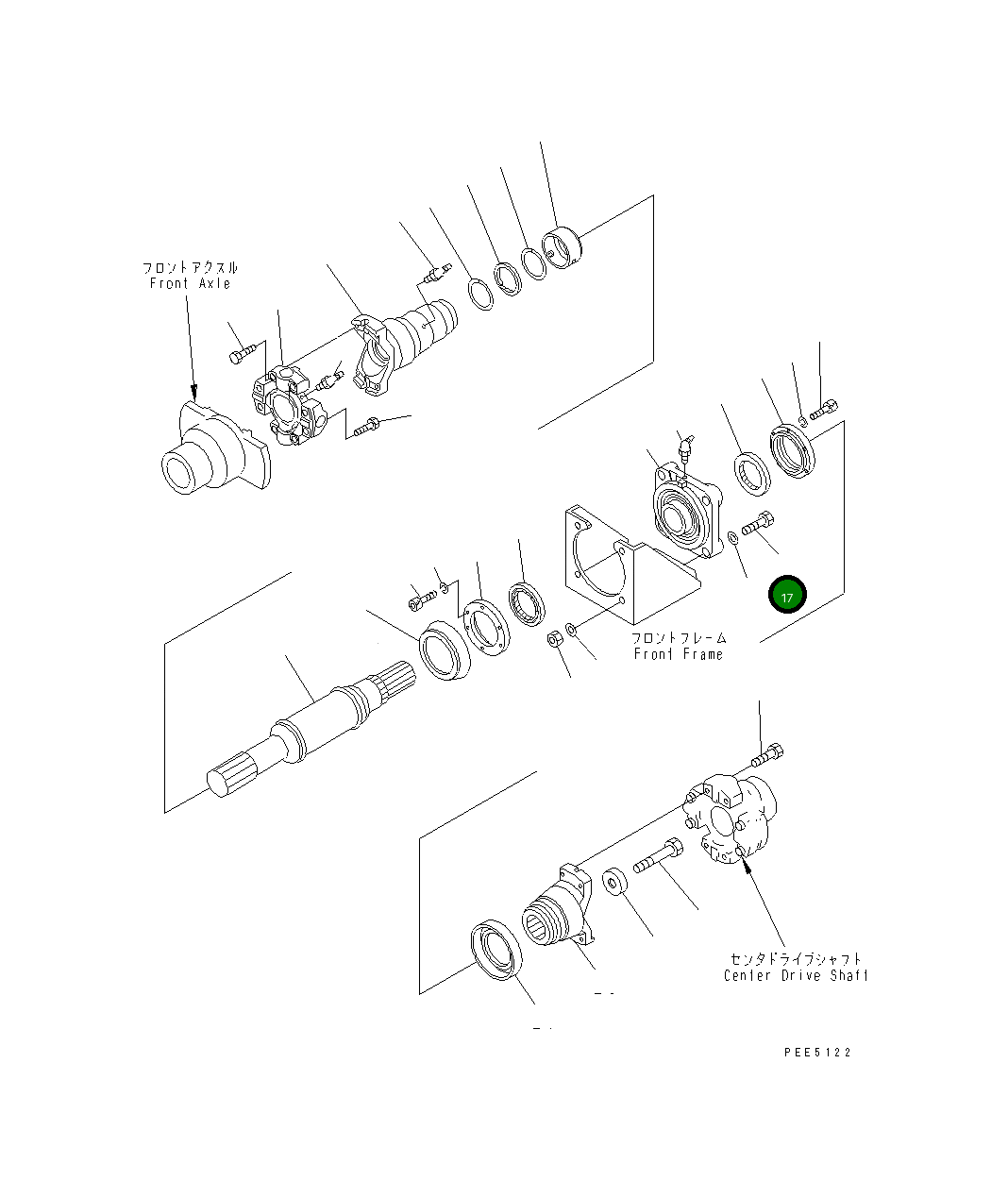 Болт 01010-32075 Komatsu