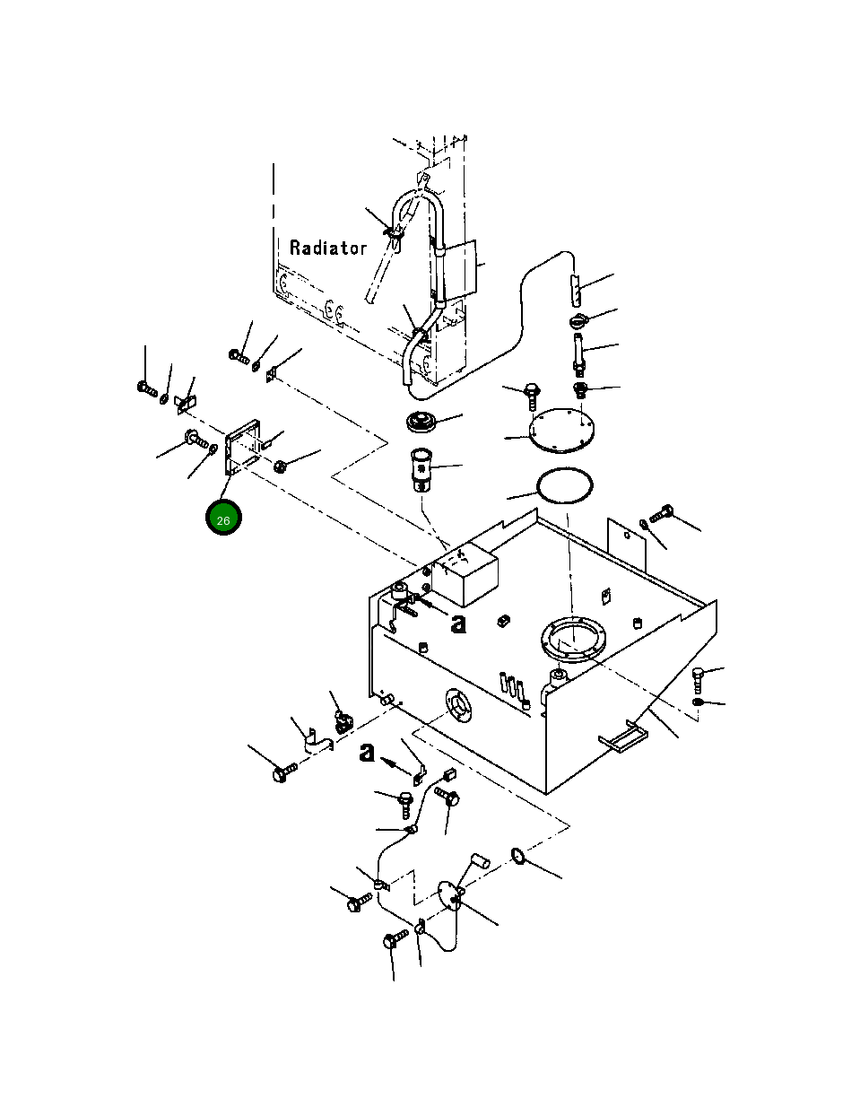 Крышка 419-04-21271  Komatsu