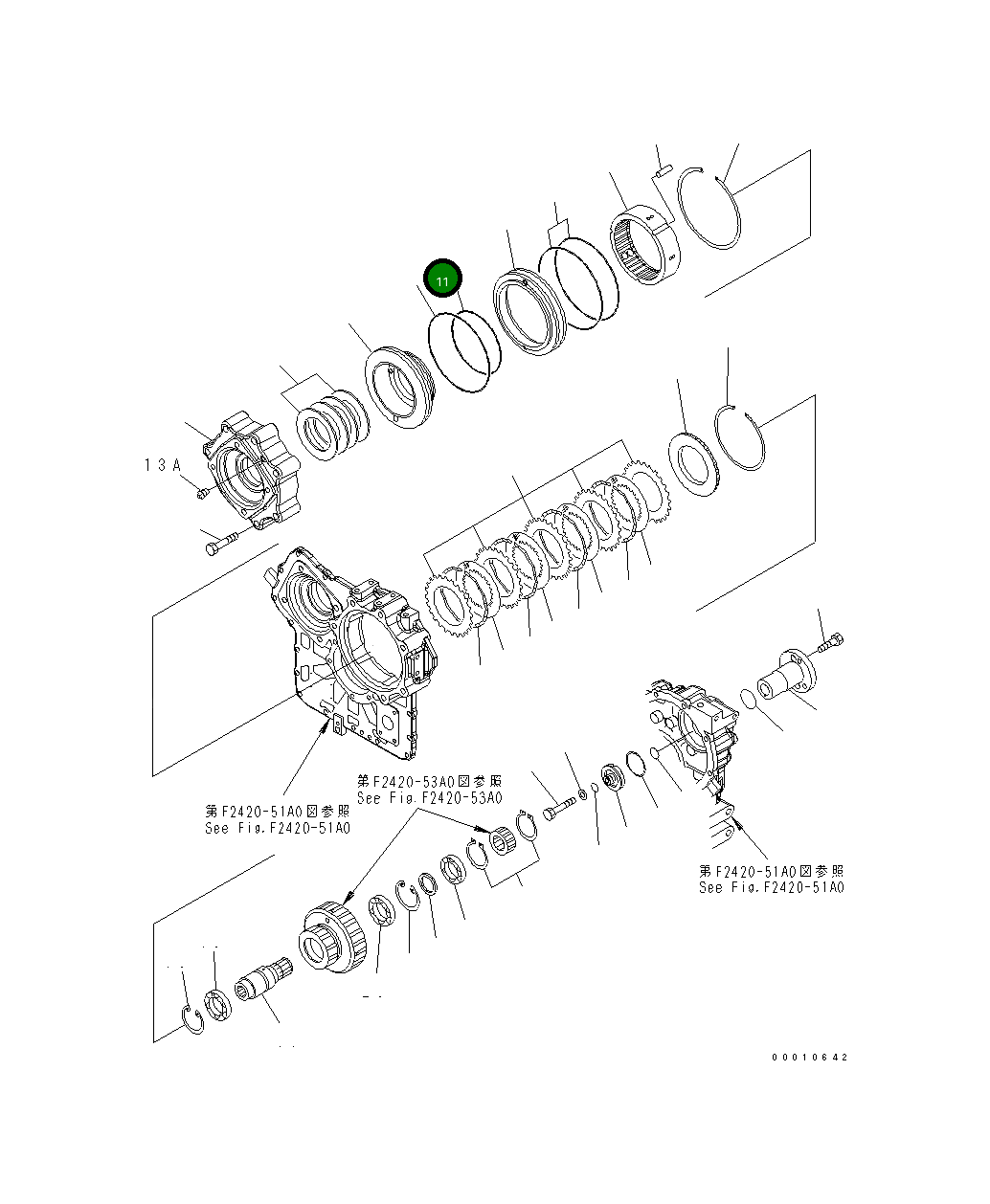 Кольцо уплотнительное (O-Ring) 07000-A6165 Komatsu