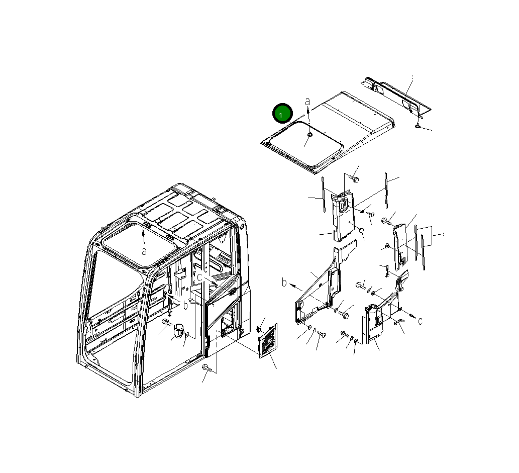 Крышка 20Y-53-12411 Komatsu