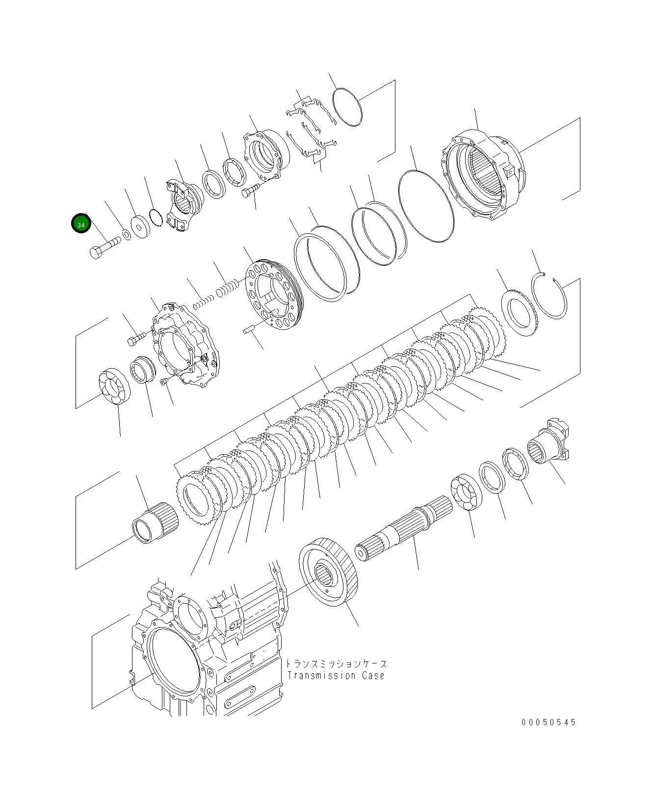 Болт 01051-62220 Komatsu