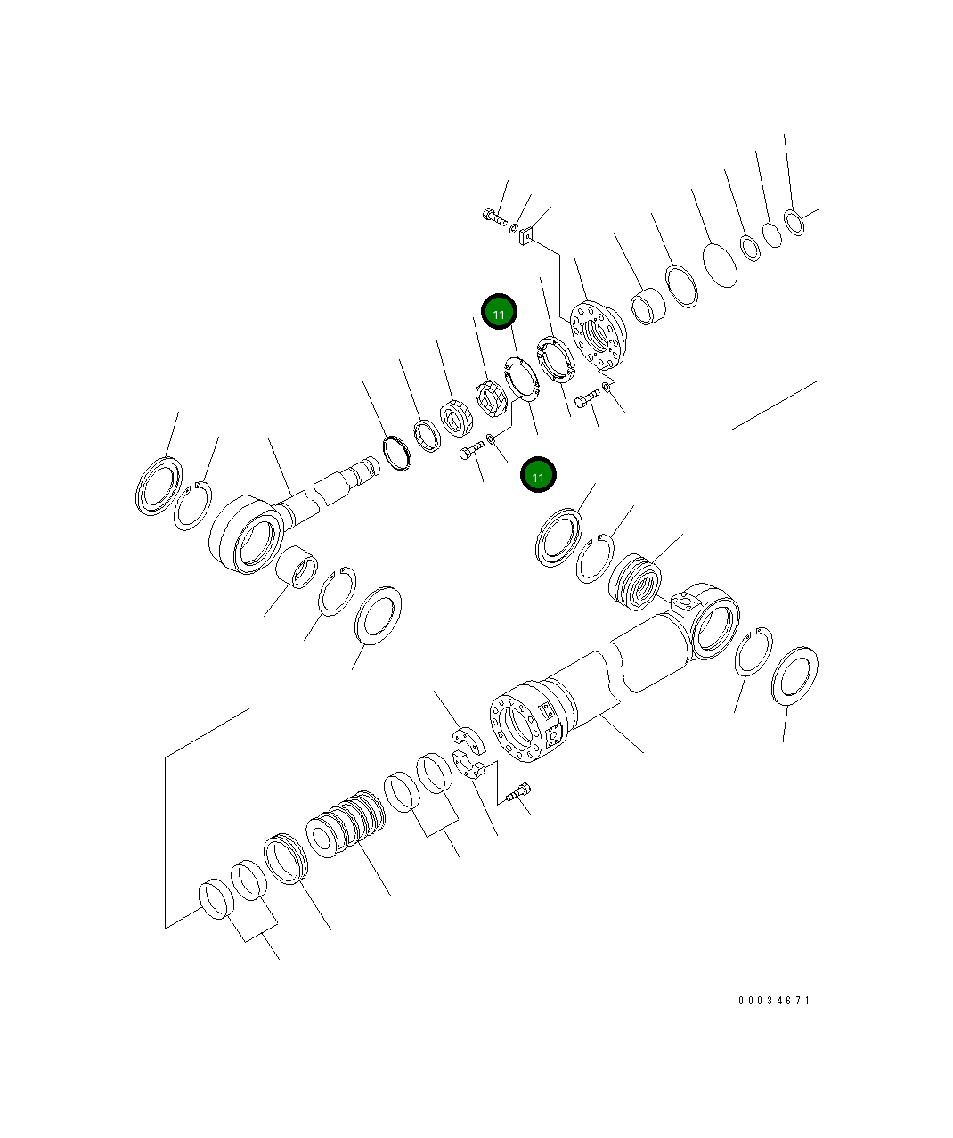 Крышка 707-88-36430  Komatsu