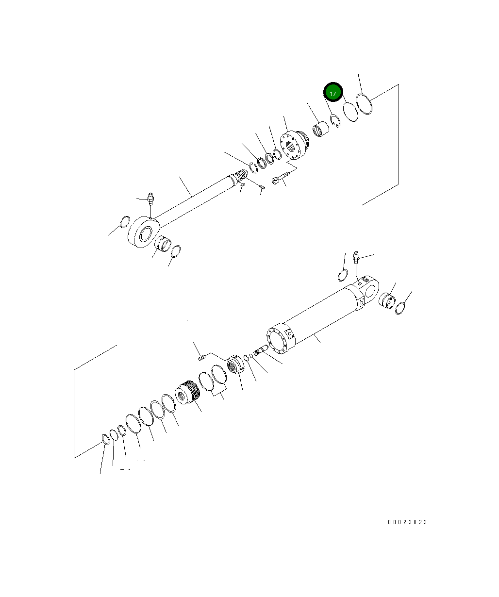 Кольцо уплотнительное (O-Ring) DM50201098 Komatsu