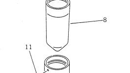 Кольцо уплотнительное (O-Ring) 209-60-13370 Komatsu