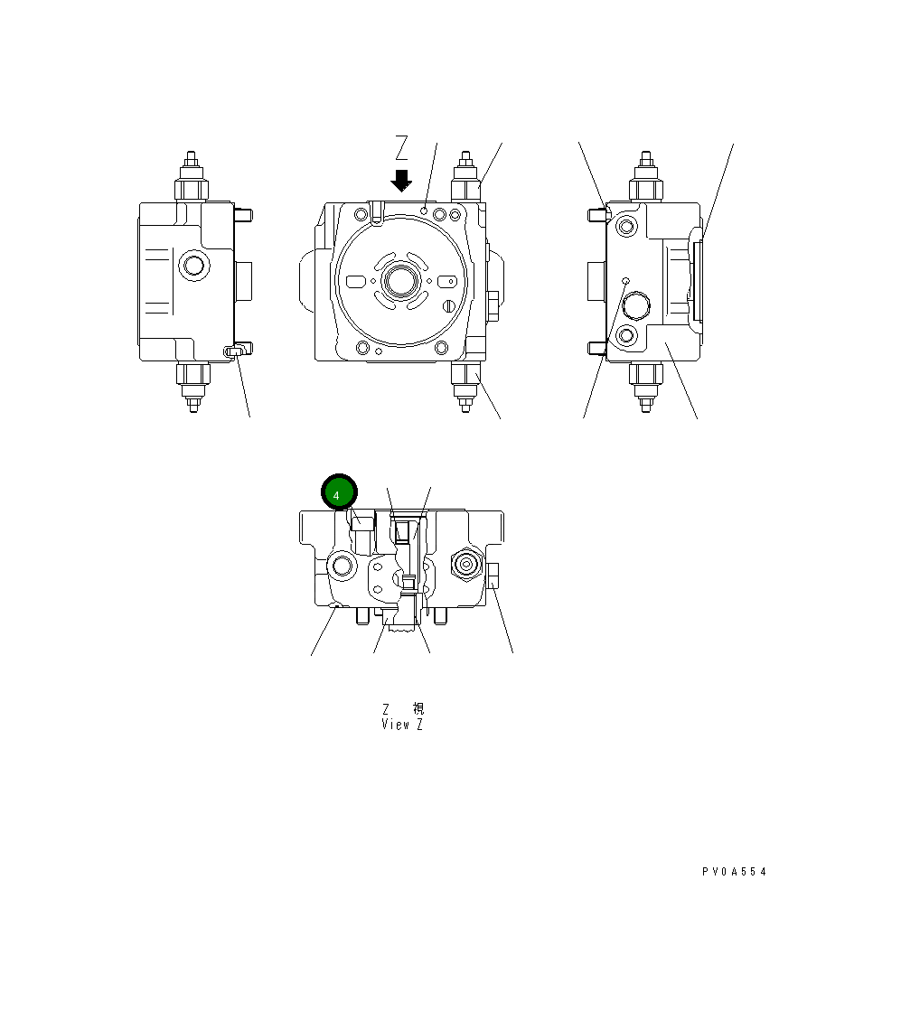 Болт UC1301755004 Komatsu