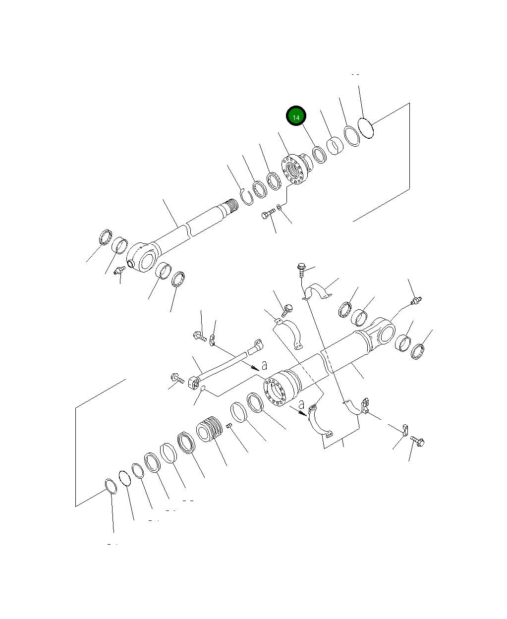 Кольцо 707-51-10630 Komatsu