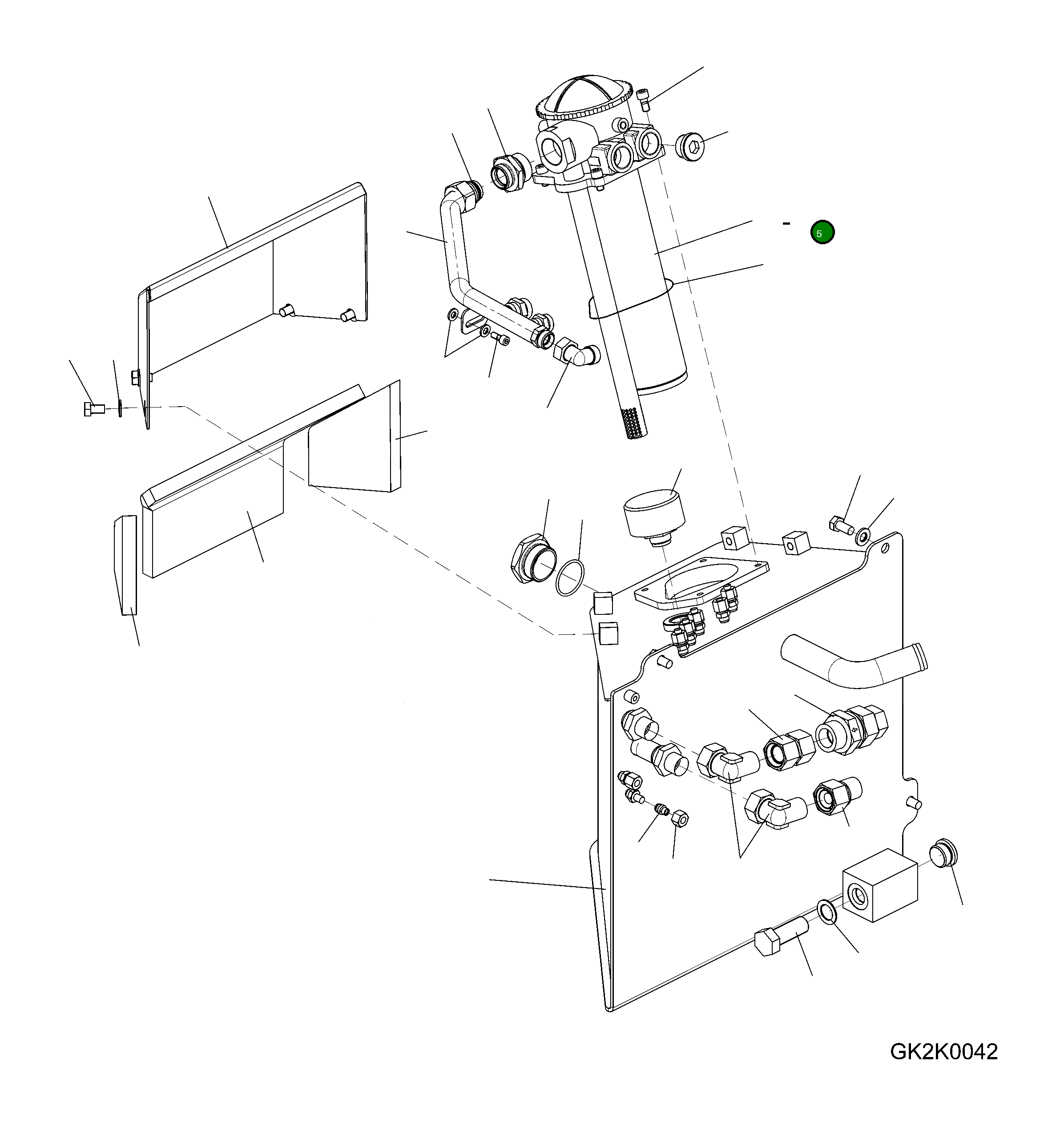 Кольцо уплотнительное (O-Ring) 42U-62-H0P02  Komatsu