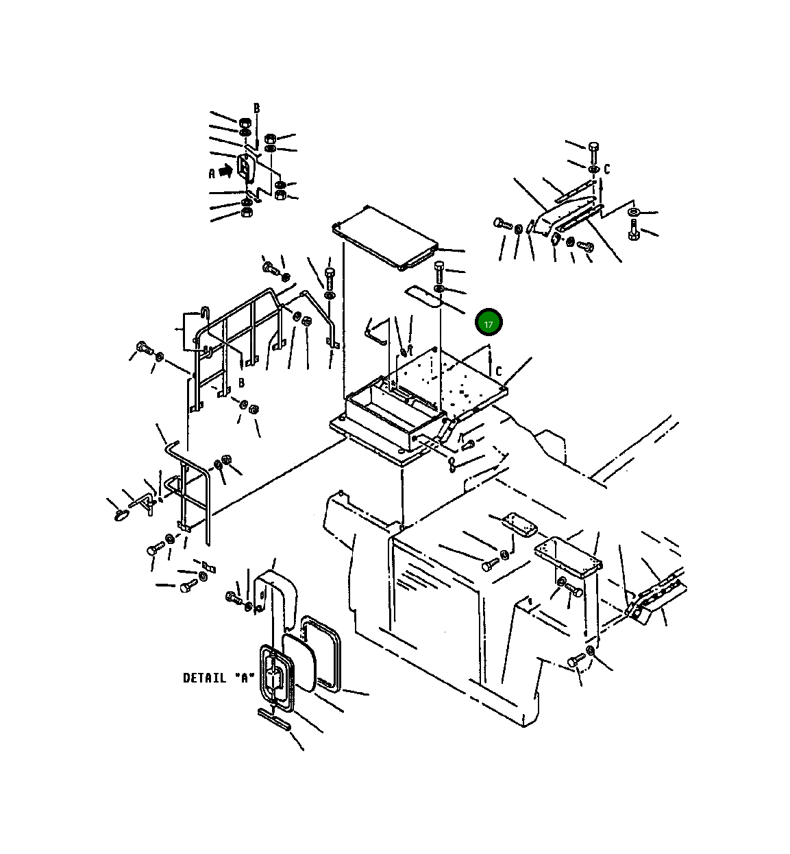 Крышка 561-54-61450 Komatsu