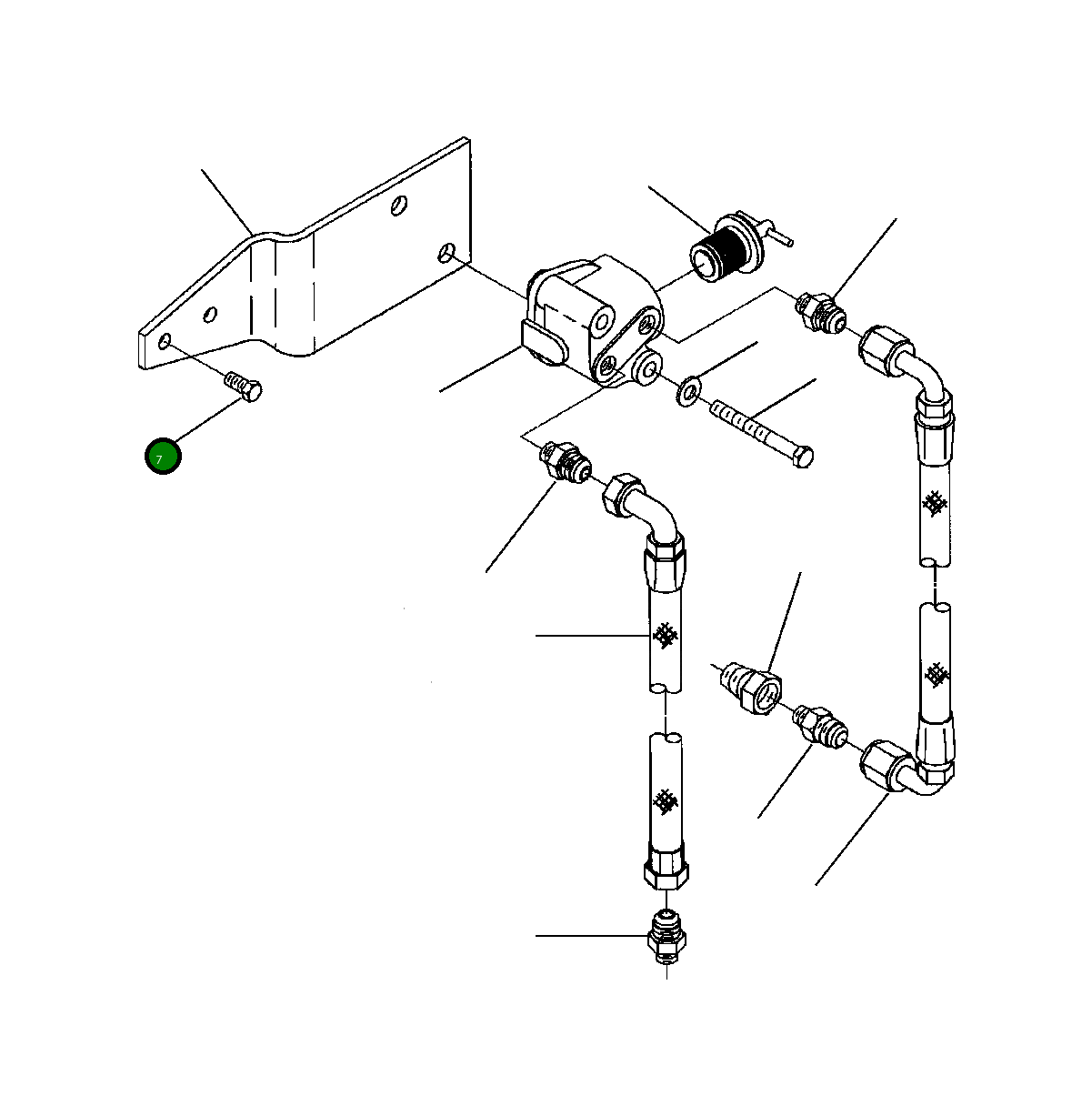 Болт 1240 041 H1 Komatsu