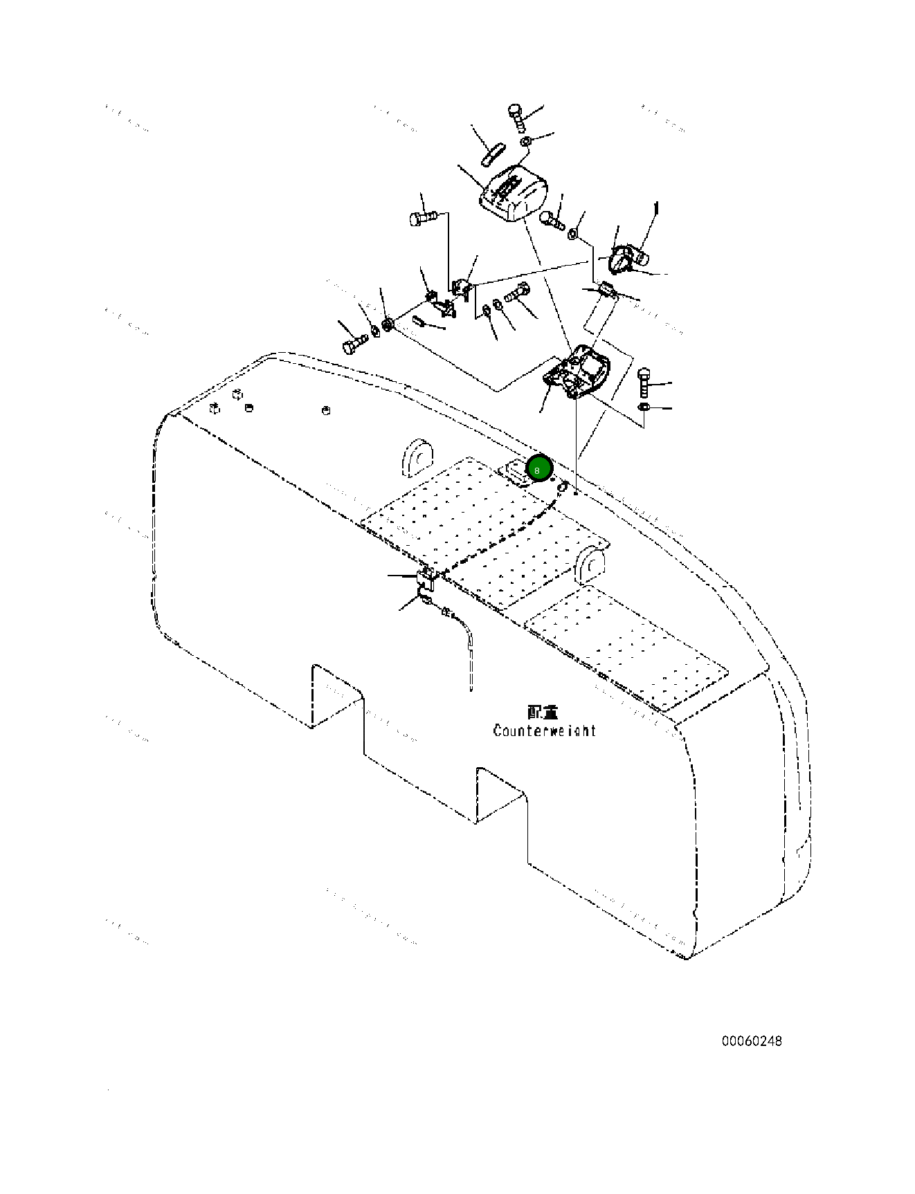 Крышка 207-06-76431 Komatsu