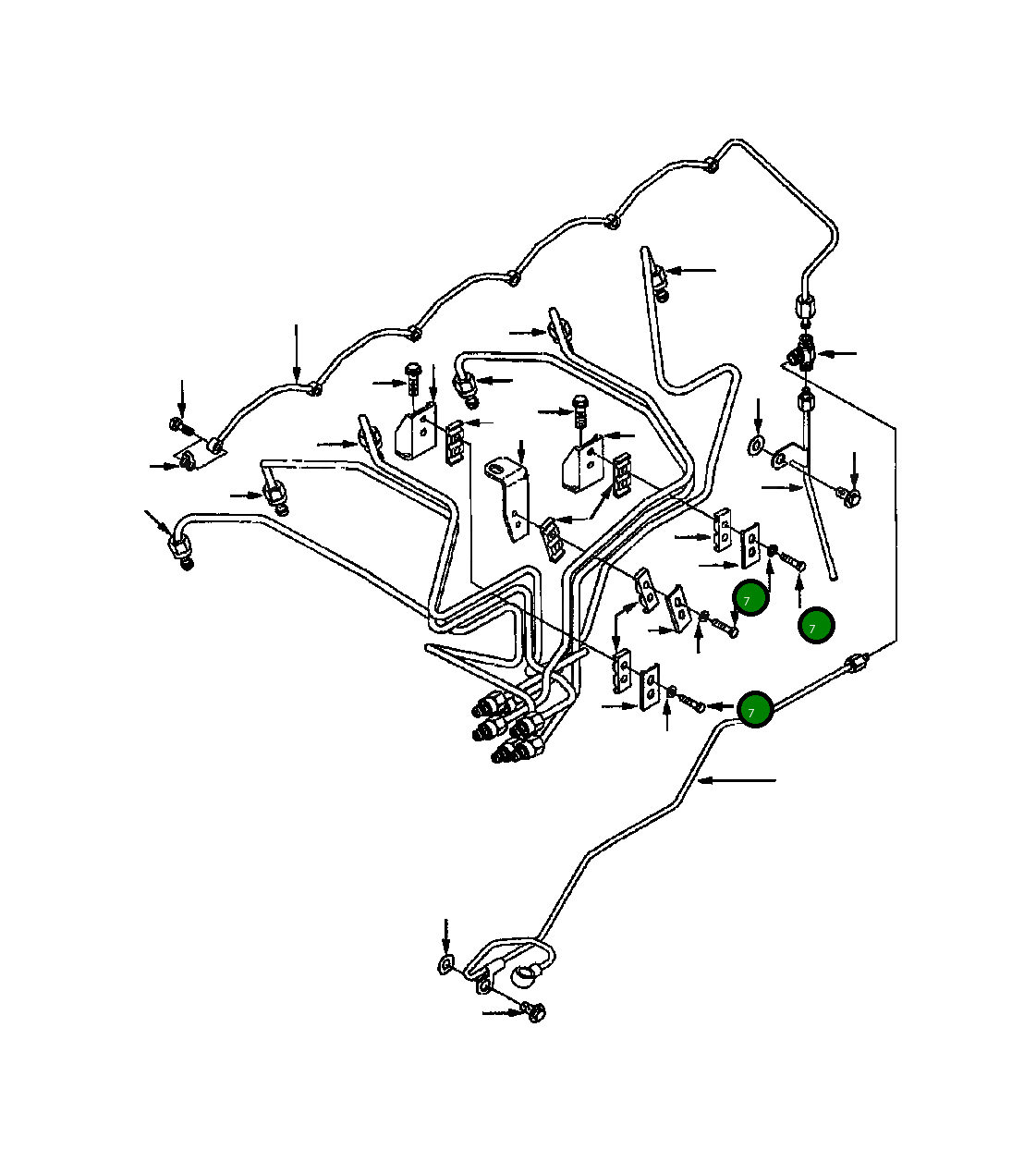Болт 1294 781 H1 Komatsu