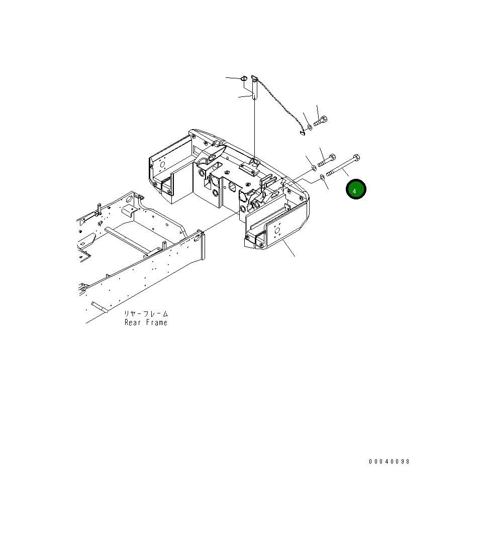Болт 418-975-1210 Komatsu