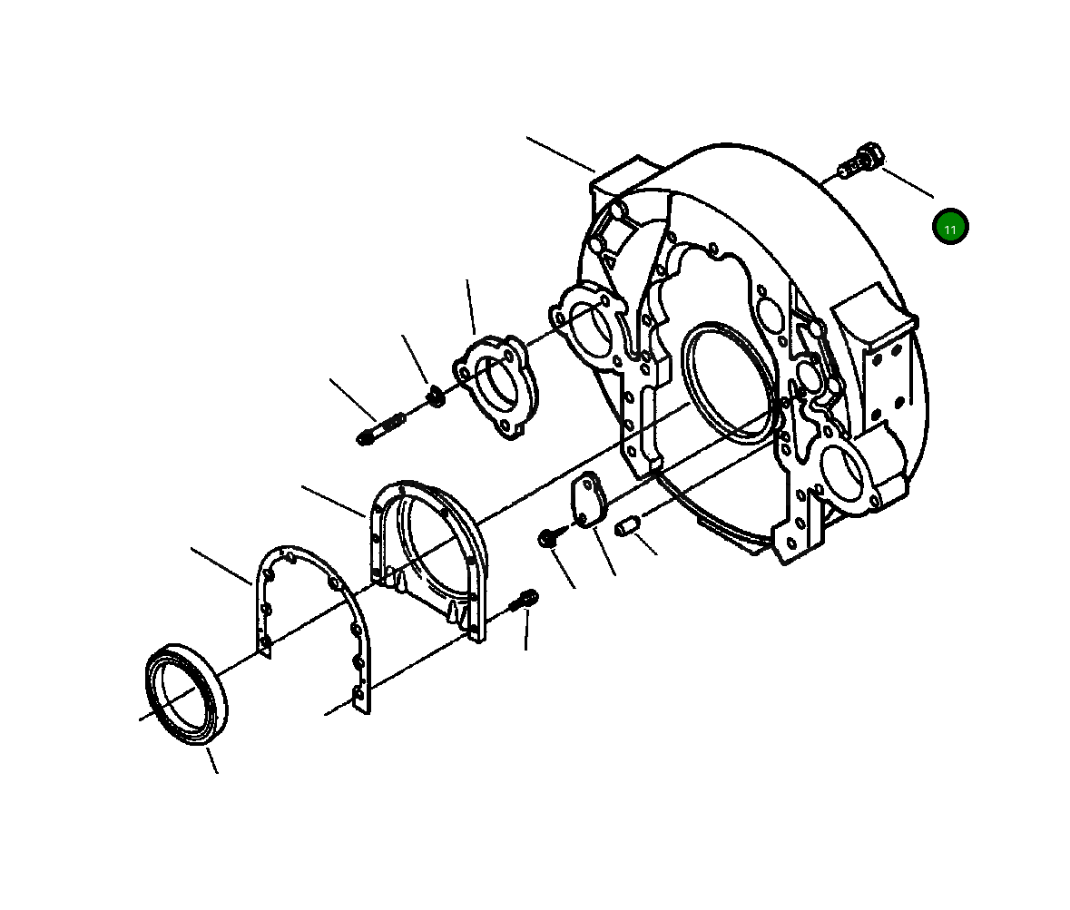Болт 1266 424 H1 Komatsu