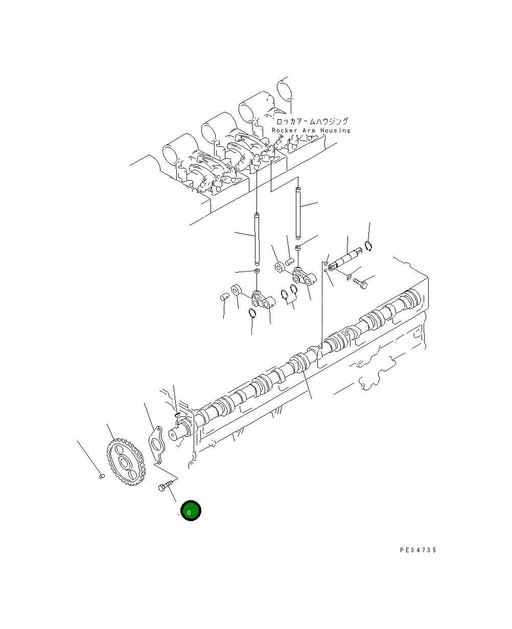 Болт 6162-42-1150  Komatsu