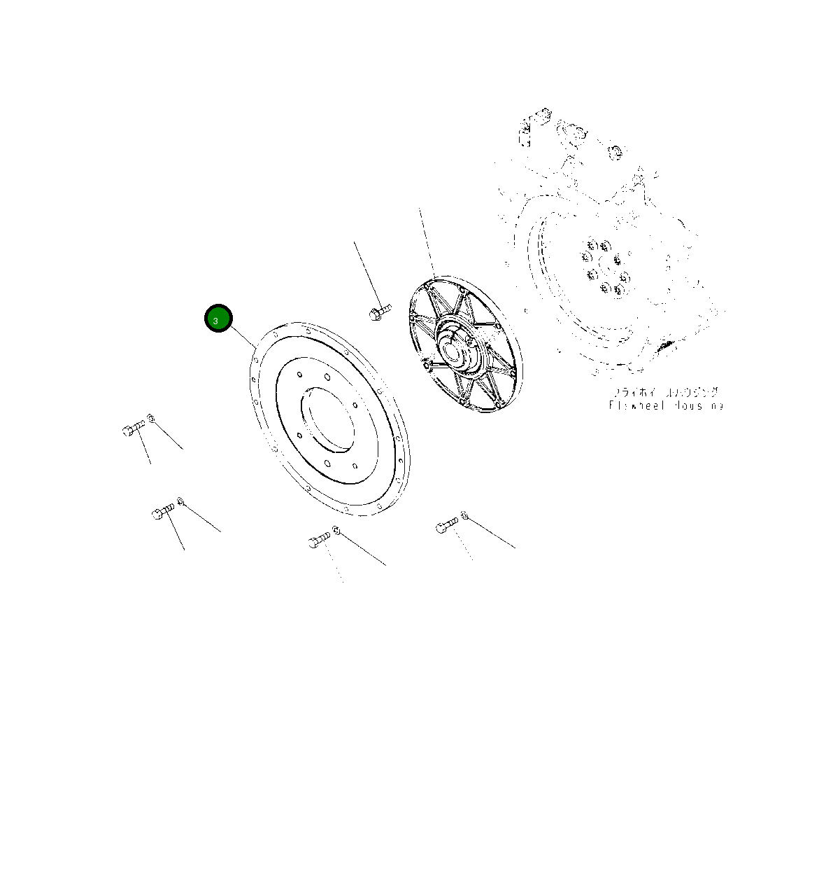 Крышка 418-12-51120 Komatsu
