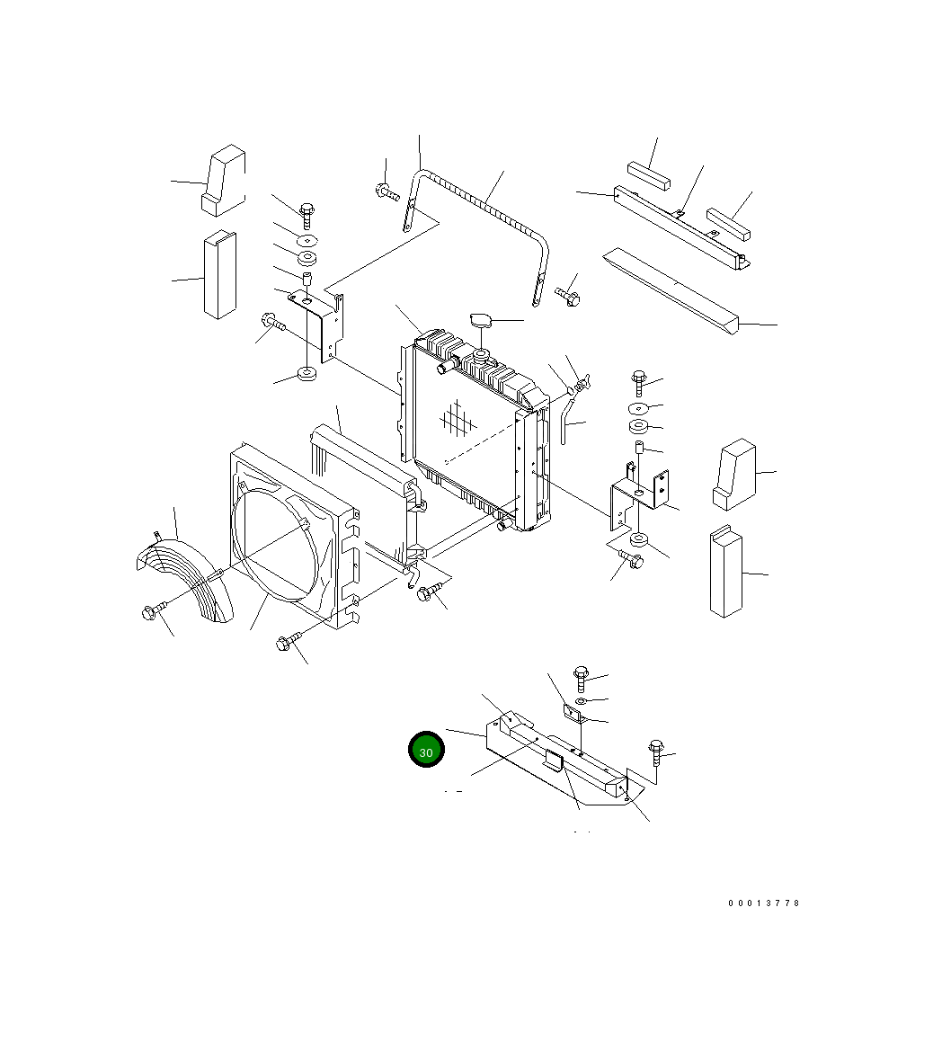 Крышка 363-03-35310  Komatsu