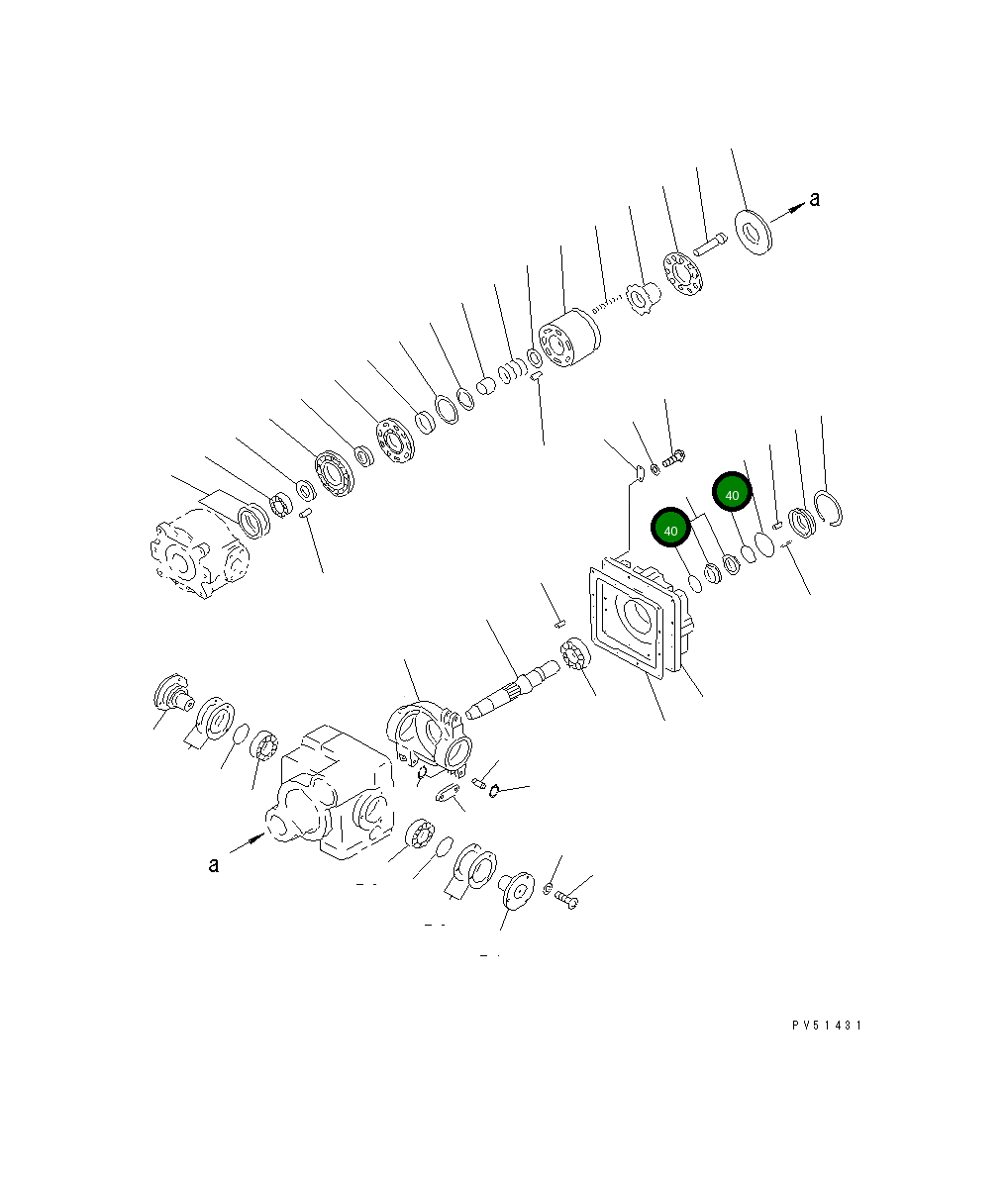Кольцо уплотнительное (O-Ring) 273-61-11240 Komatsu