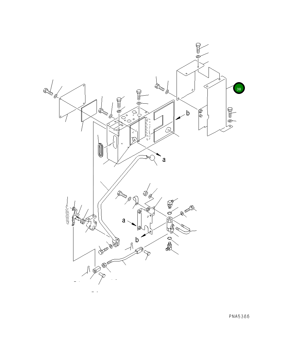 Крышка 20Y-43-21870 Komatsu