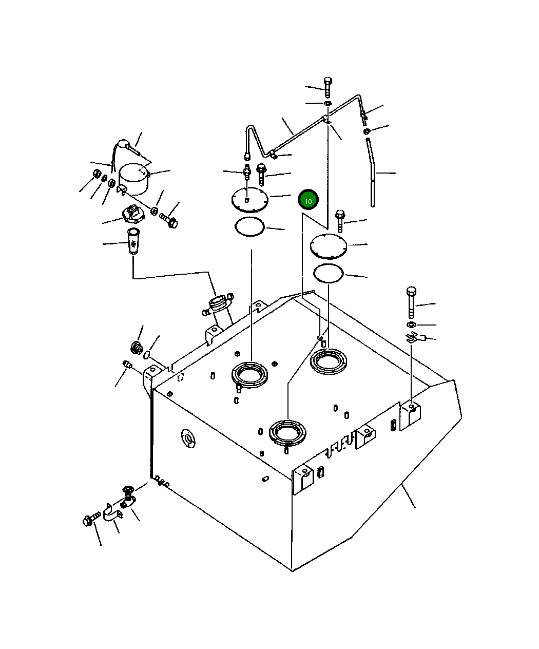 Крышка 427-04-A1140 Komatsu