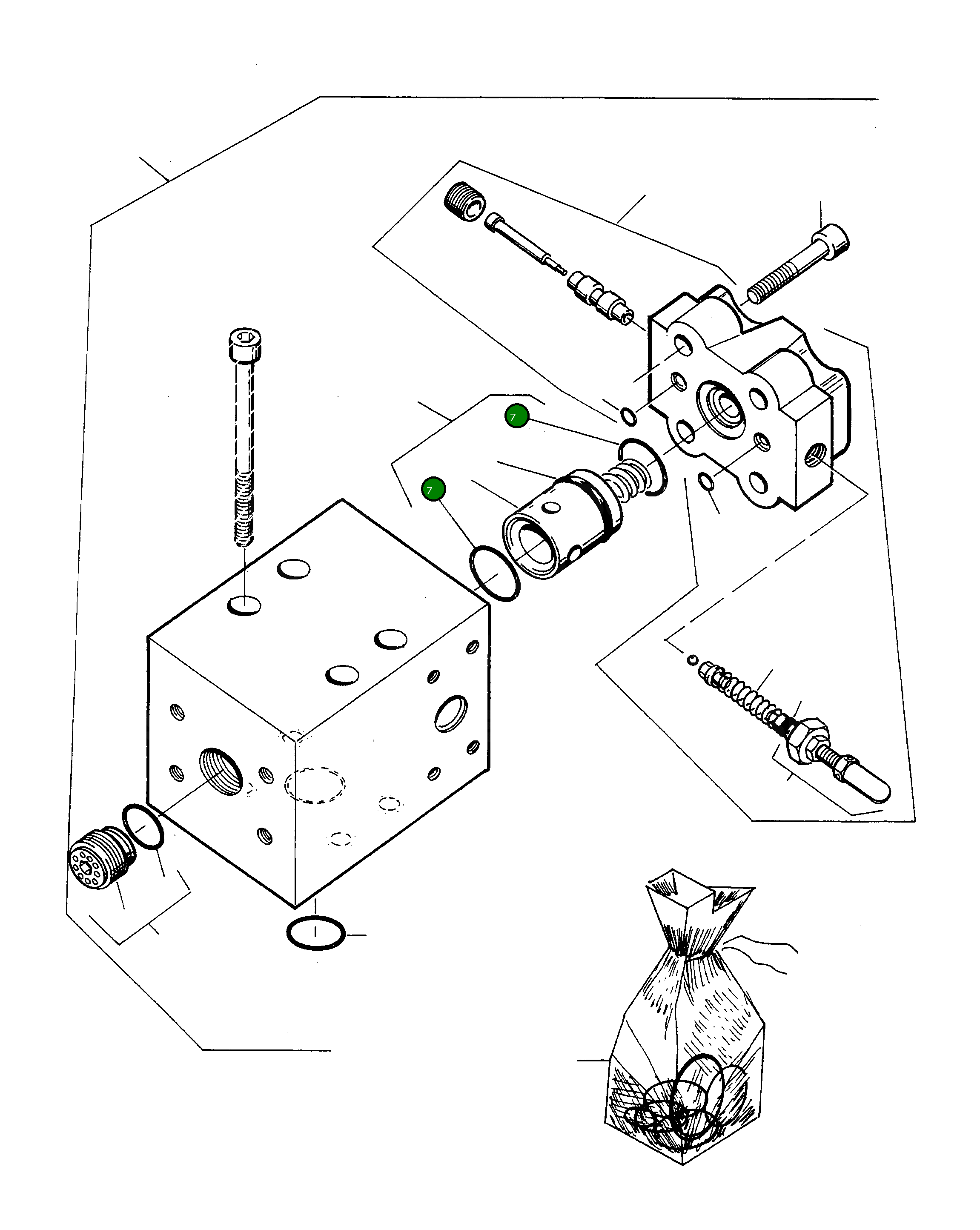 Кольцо уплотнительное (O-Ring) 4912739M1 Komatsu
