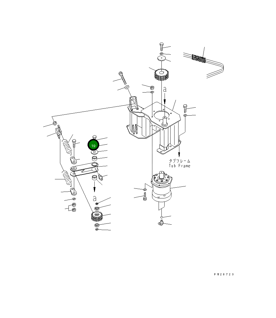 Болт 8298-70-1361  Komatsu